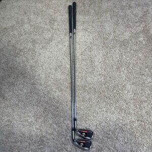 TaylorMade Burner Plus Irons‎ 5 & 6 Iron Golf Clubs Uniflex Steel RH Preowned